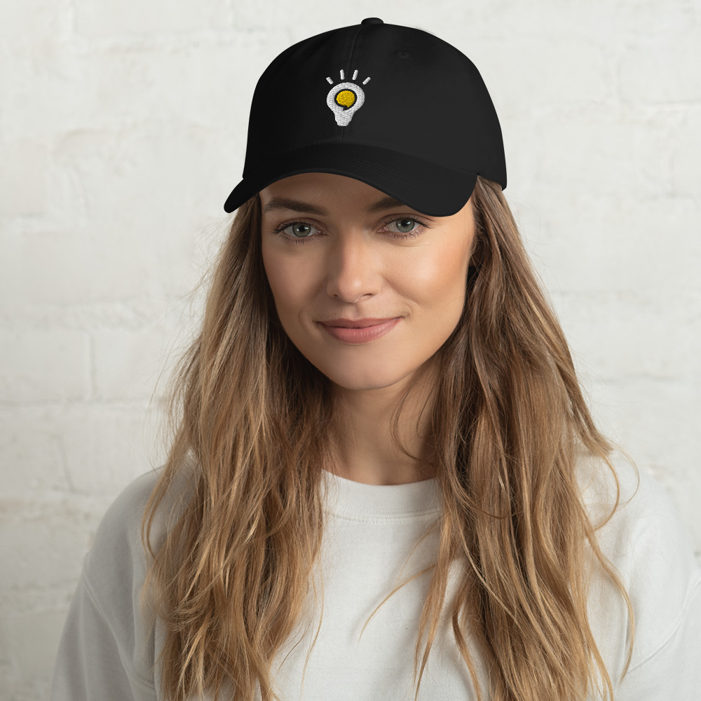 EconTalk Lightbulb Hat (White Logo)