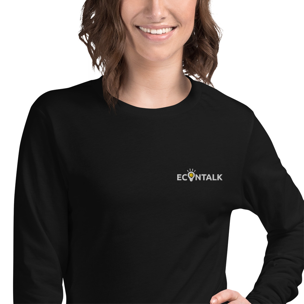 Long Sleeve Unisex T-Shirt w/ Embroidered Logo - Russ Roberts